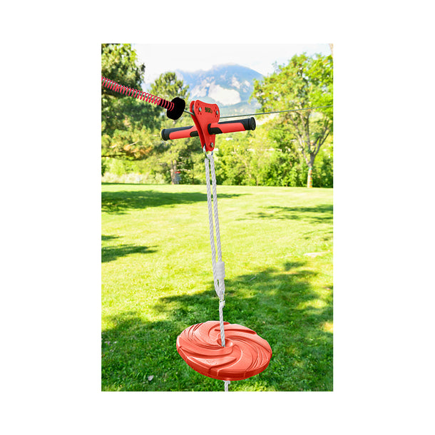 Slackers 90ft Zipline with Seat and Spring Brake