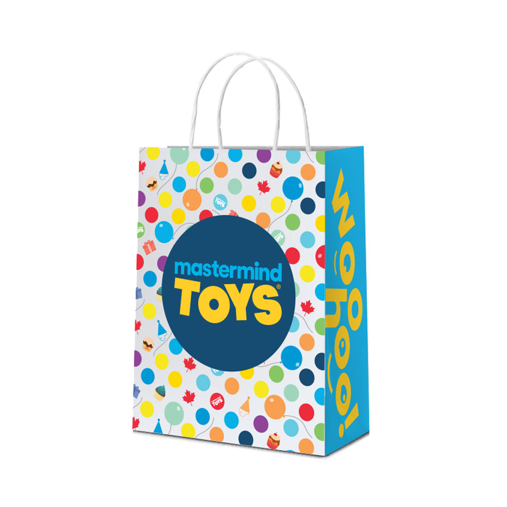 Mastermind Toys Small Paper Shopper Bag 8.25” x 6.25" x 4"