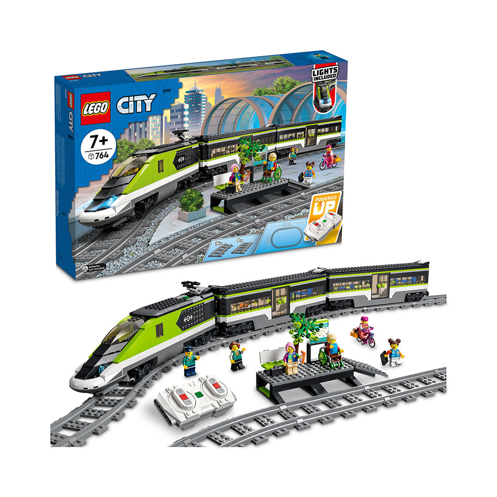 LEGO City Express Passenger Train 60337 Building Kit (764 Pieces)