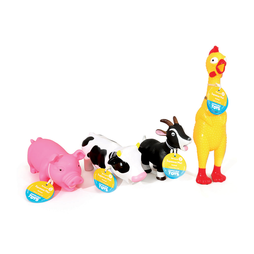Mastermind Toys Squeeze Me! Barnyard Animals Assorted
