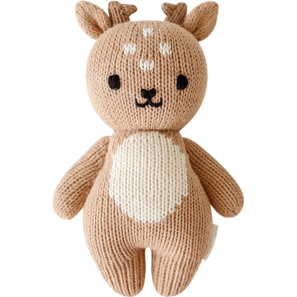 Cuddle Kind Baby Fawn Hand-Knit Doll – Mastermind Toys