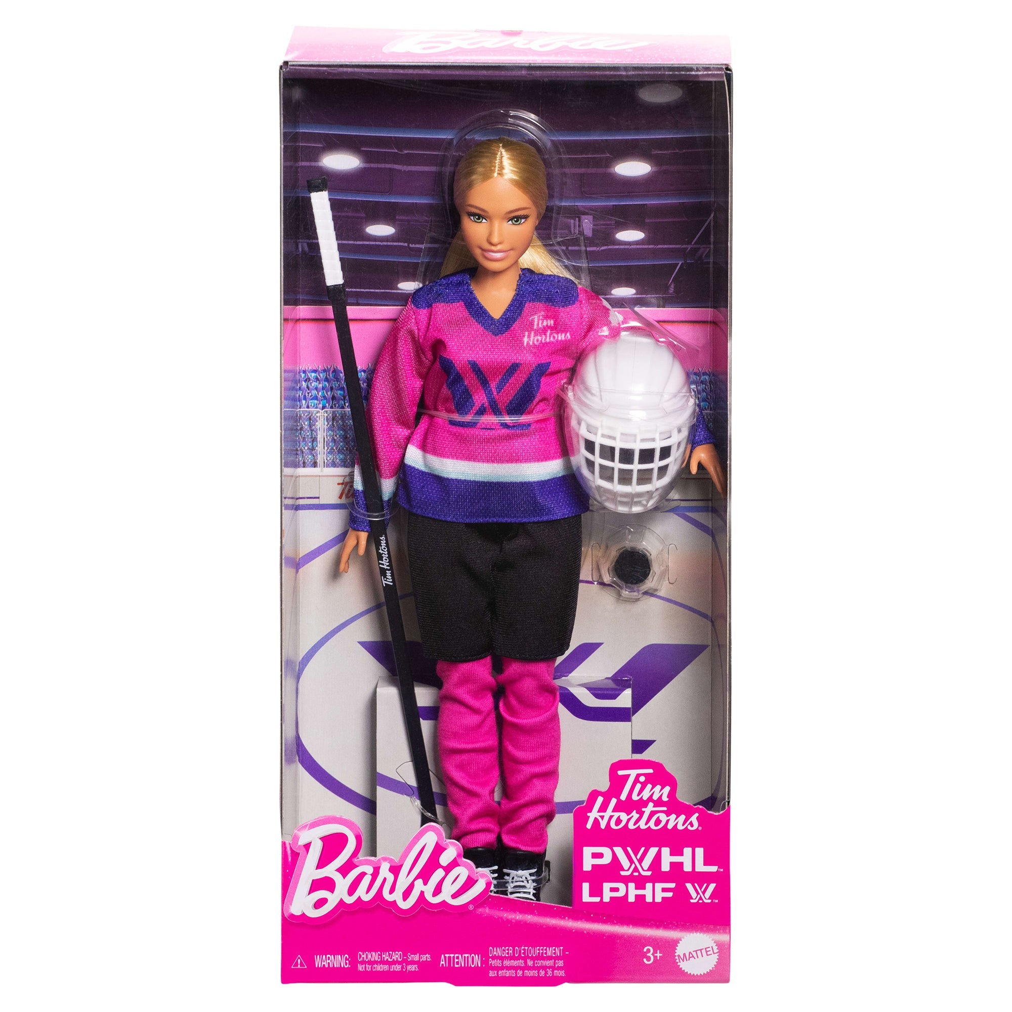Barbie Tim Hortons PWHL Hockey Doll Blonde Hair – Mastermind Toys