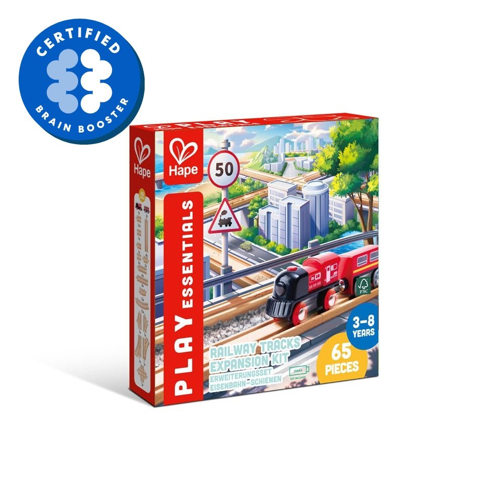 Grand circuit de train avec table LOCOMOTIVE Hape | Abitare Kids