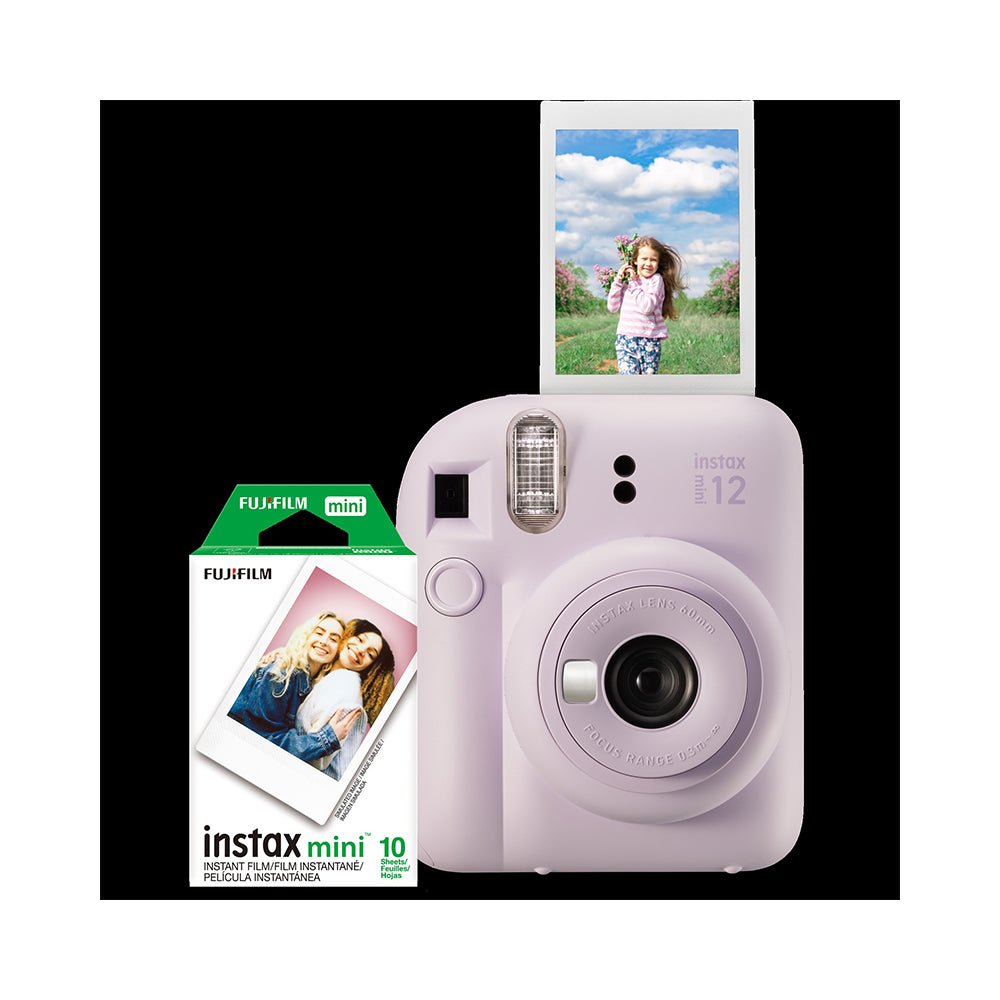 Instax Mini 12 Camera with Film - Lilac Purple – Mastermind Toys Instax Mini 12 Camera with Film - Lilac Purple – Mastermind Toys