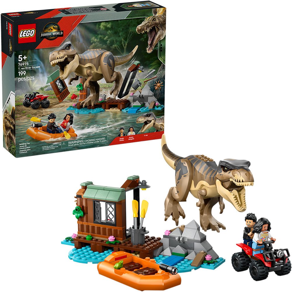 LEGO® Jurassic World T rex River Escape 76975 – Mastermind Toys