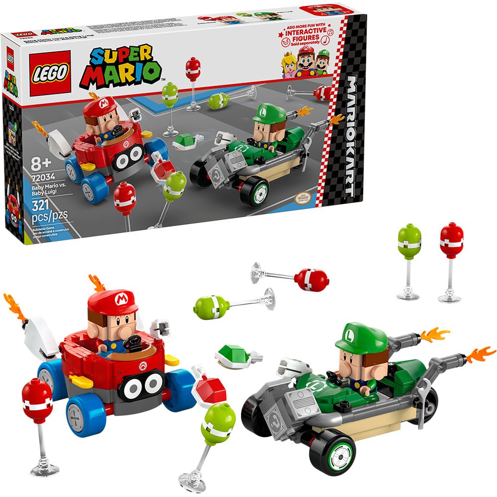 LEGO® Super Mario™: Mario Kart™ – Baby Mario vs Baby Luigi 72034