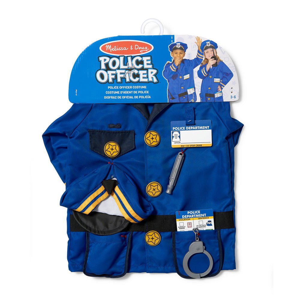 Melissa Doug Police Officer Costume Role PlaySet – Mastermind Toys