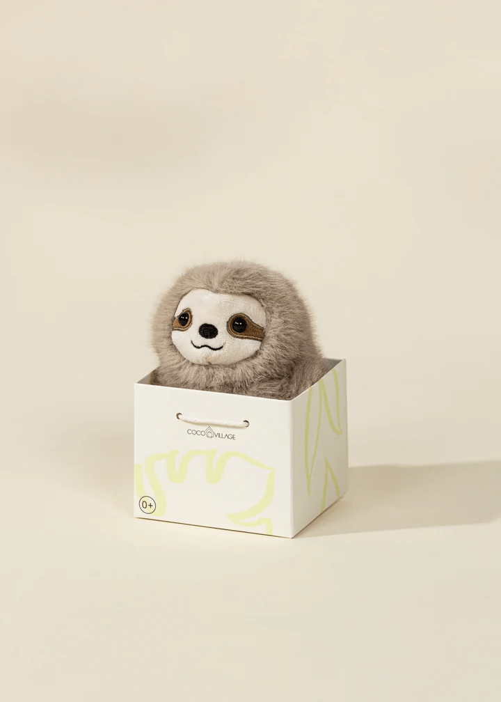 Mini Gift Plush Toy Grey Sloth – Mastermind Toys