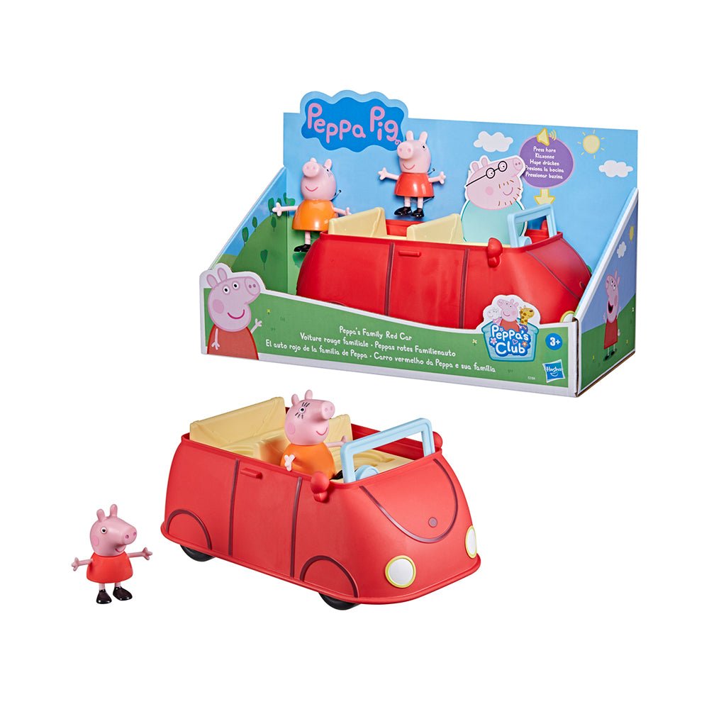 Peppa Pig Peppa's Adventures Peppa's Family Red Car – Mastermind Toys