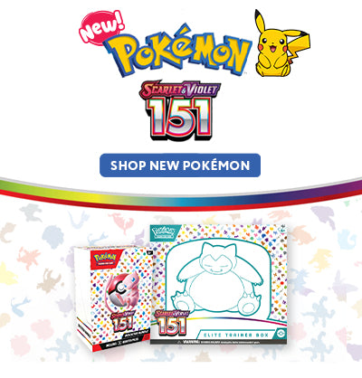 New Pokémon Scarlet & Violet 151.  Collect the first 151 Pokémon originally discovered in Kanto in Pokémon TCG: Scarlet & Violet—151!  Shop New Pokémon.