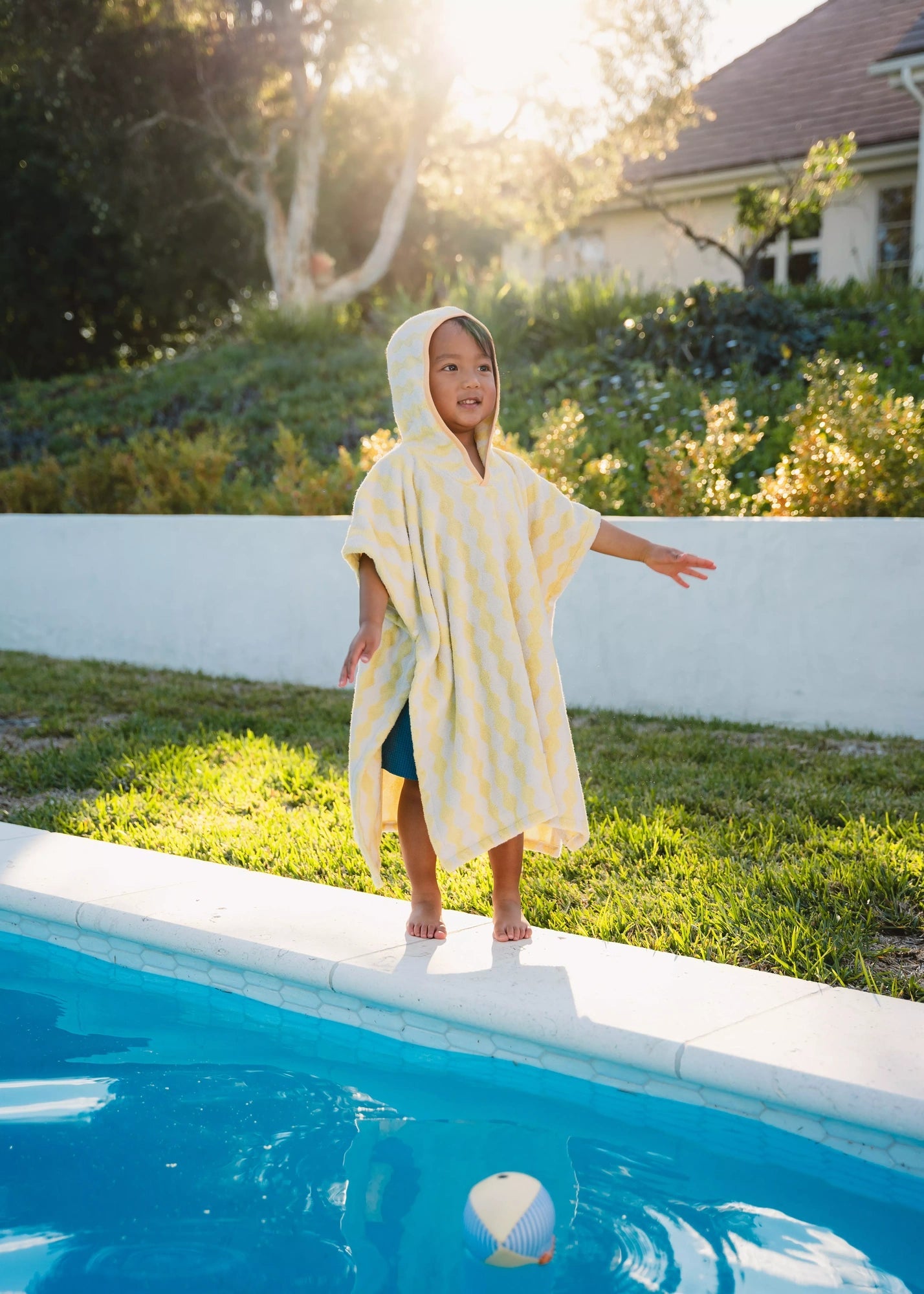 100% Cotton Kids Beach & Pool Poncho – Gelato - Mastermind Toys___250757