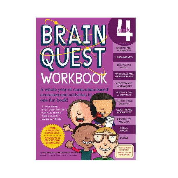 Brain Quest Grade 4 Workbook