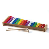 15 Tone Colourful Metal Xylophone