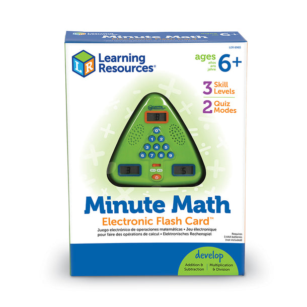 Learning Resources Minute Math Electronic Flash Card