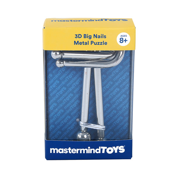 Mastermind Toys 3D Big Nails Metal Puzzle