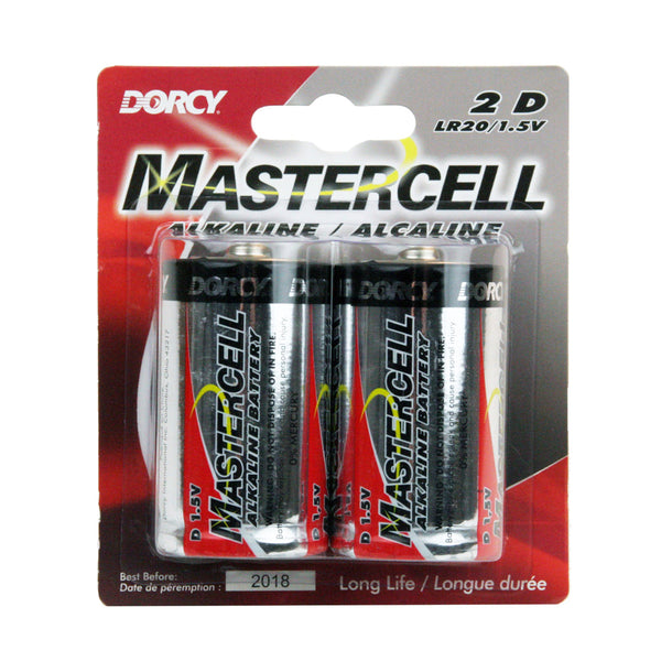 Mastercell 2 D Batteries