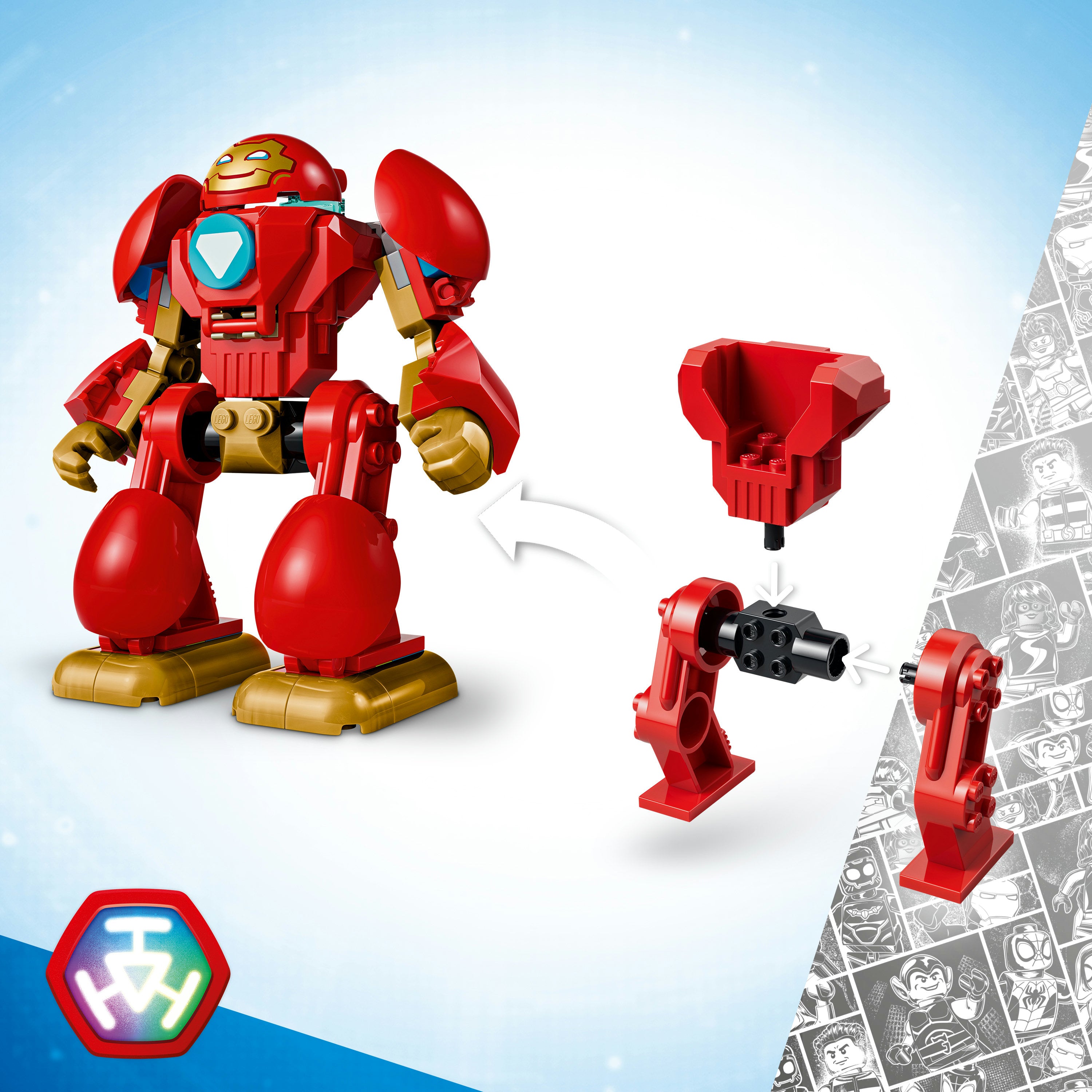 LEGO® Marvel Iron Man and His Awesome Friends Ultron vs. Iron Man 11209