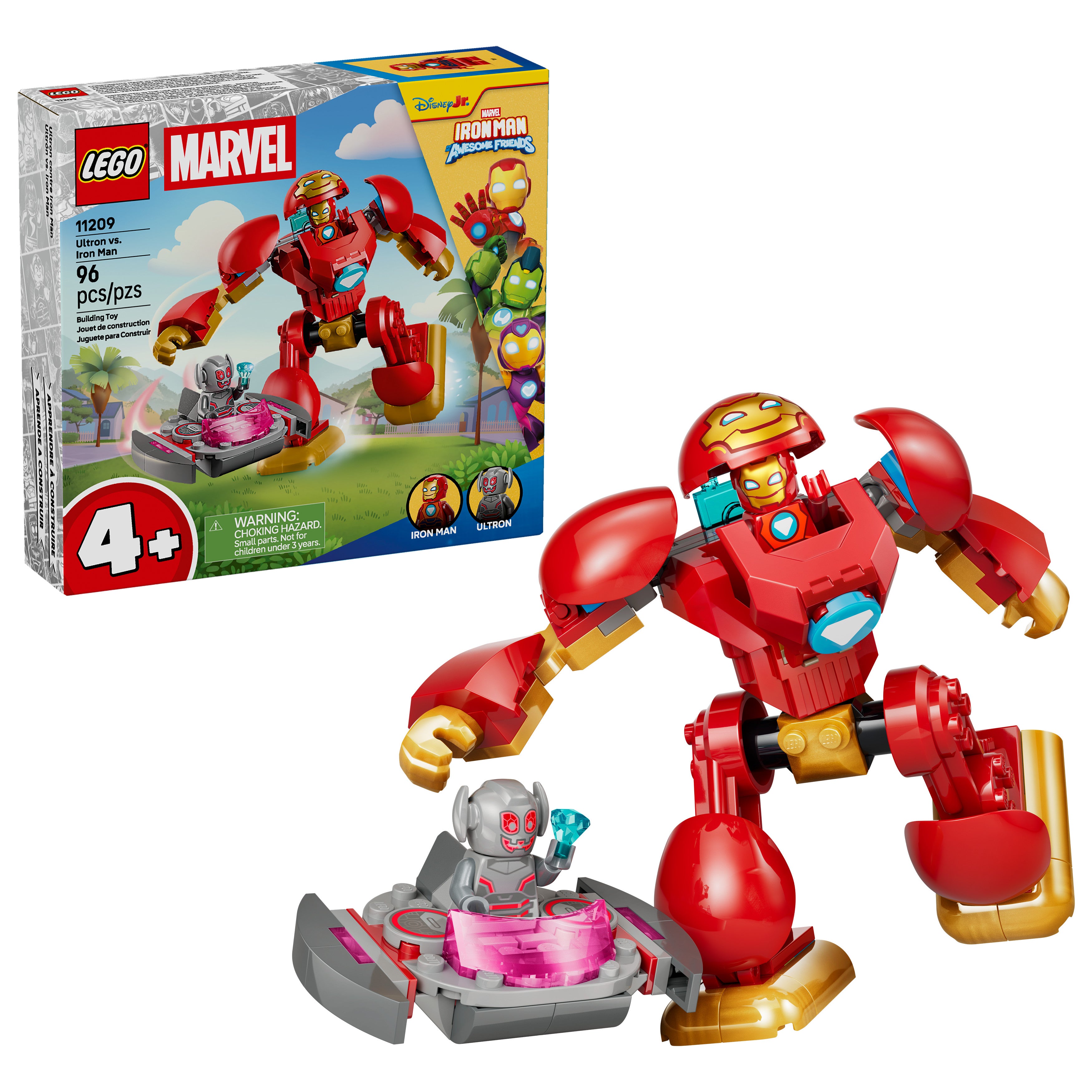 LEGO® Marvel Iron Man and His Awesome Friends Ultron vs. Iron Man 11209