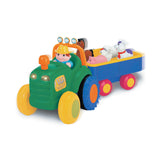 Kiddieland Farm Animal Tractor and Trailer with Sounds