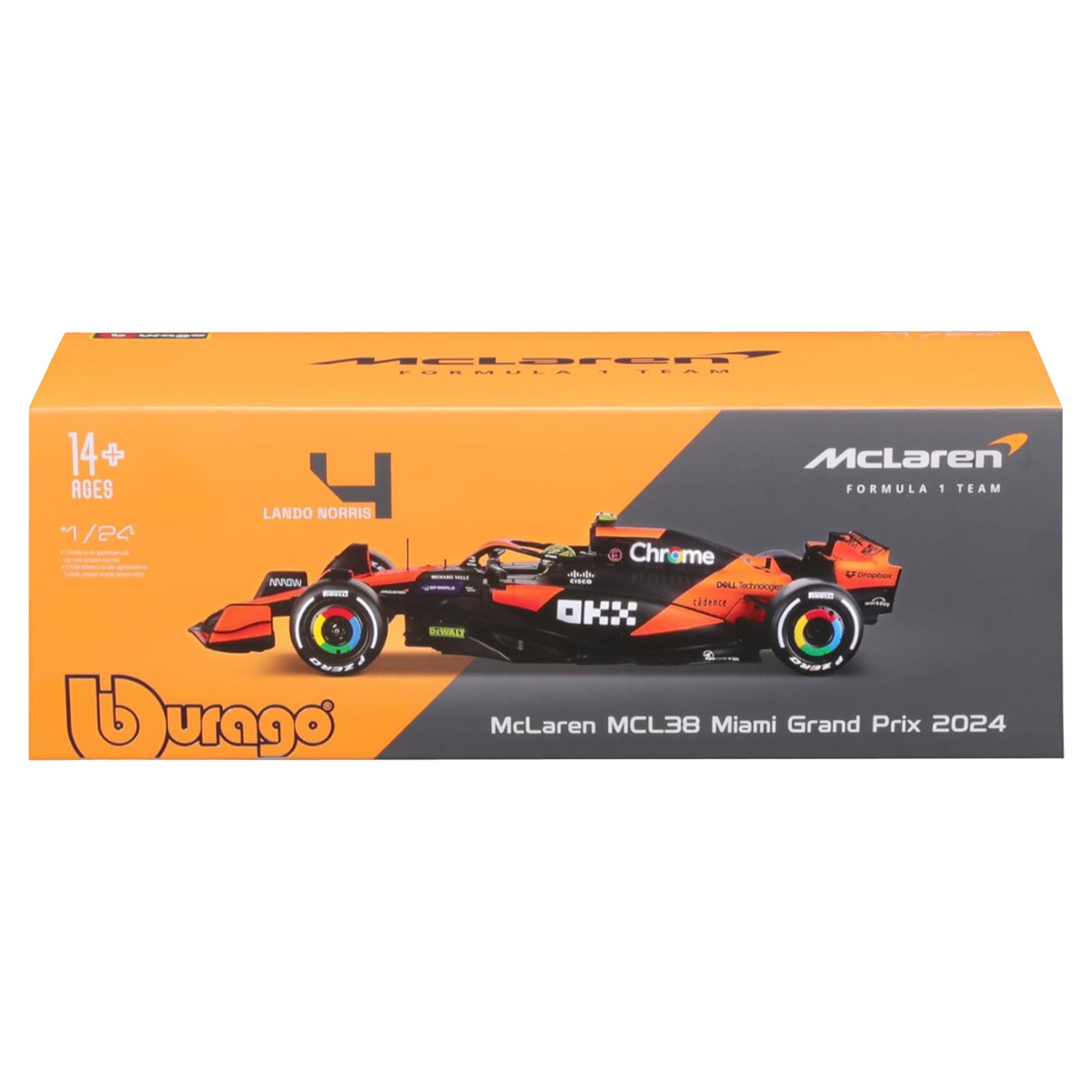 1:24 Formula With Figure - Mclaren MCL38 - Mastermind Toys___245477