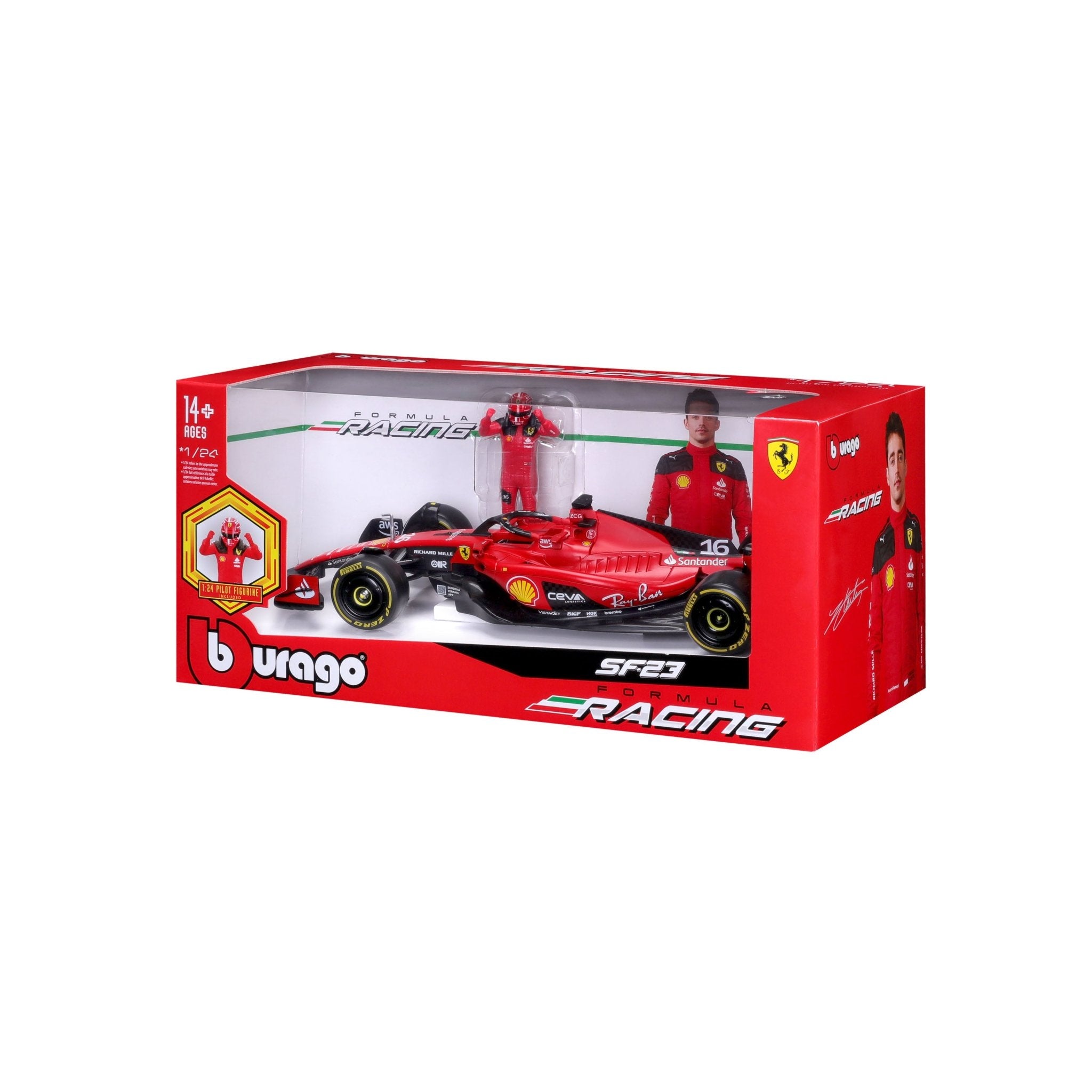新品1/10ラジコン Ferrari SF-23 (Maisto社製) Maisto F1 Racing Ferrari SF23 1:10 Charles #16 2023 Remote