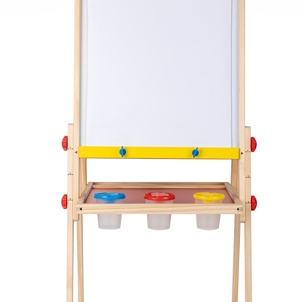 Mastermind Toys Easel with Chalkboard and Whiteboard
