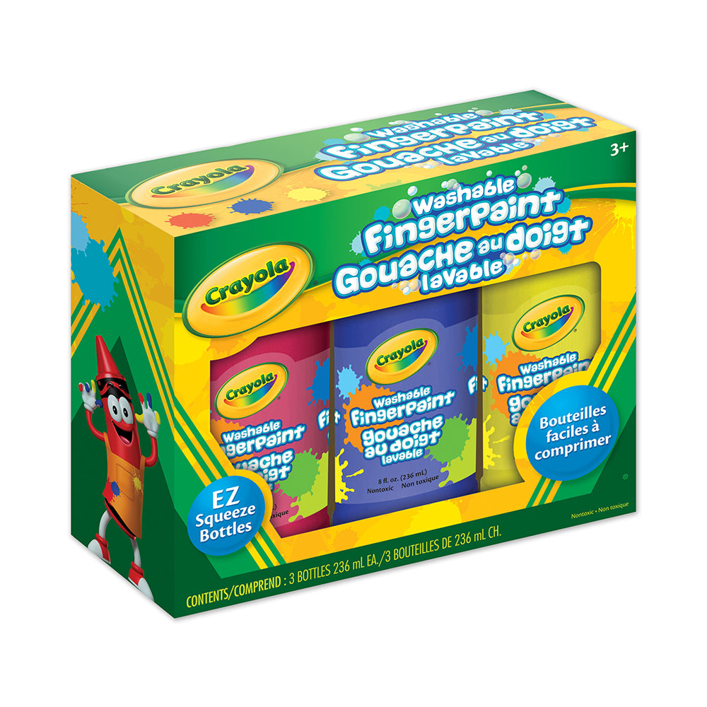 Crayola Washable Finger Paint 3 Pack