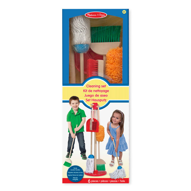 Melissa and Doug Let's Play House Dust, Sweep, and Mop Set