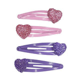 Great Pretenders Sparkly My Heart Hairclips 4pc