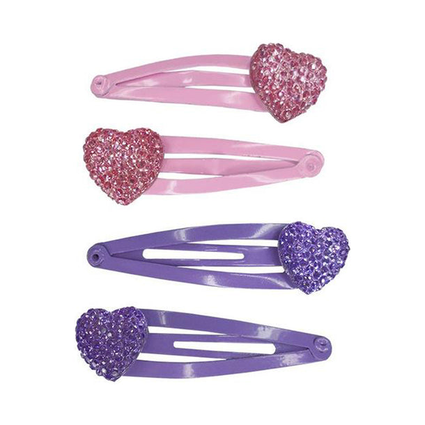 Great Pretenders Sparkly My Heart Hairclips 4pc