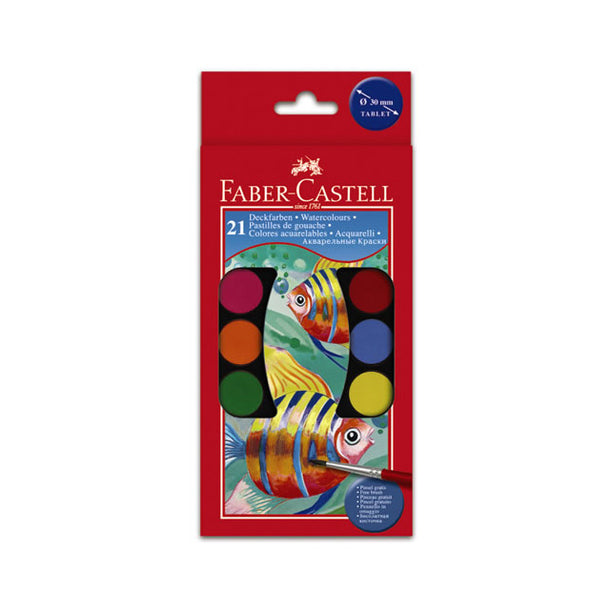 Faber-Castell 21 Watercolour Paint Box