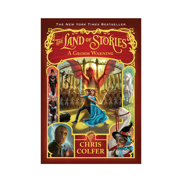 The Land of Stories #3: A Grimm Warning Novel Book