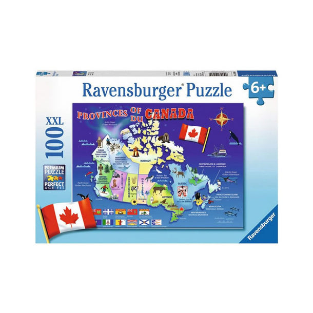 Ravensburger Map of Canada 100 XXL Piece Puzzle