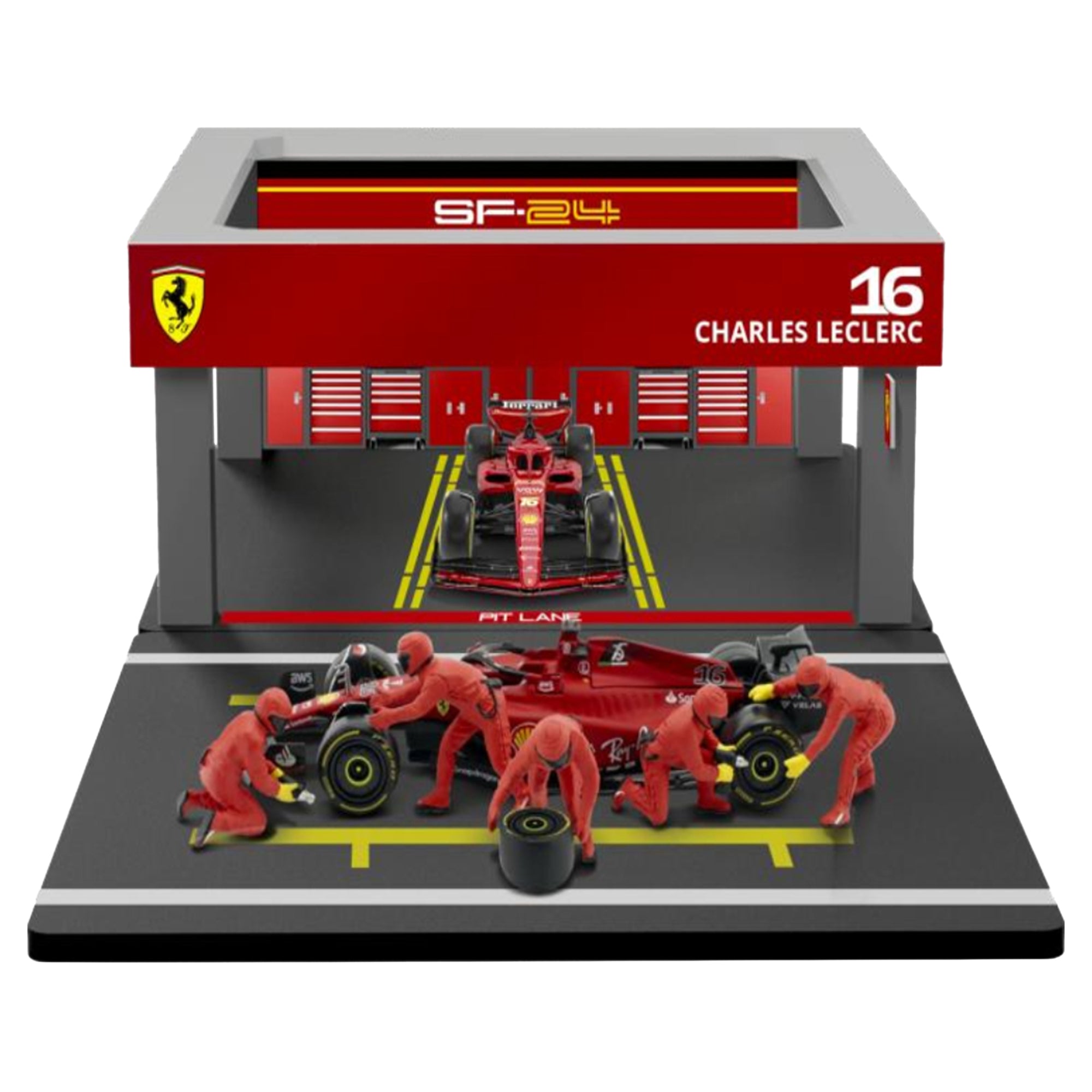 1:43 Ferrari Formula Pit Pass - SF-24 – Mastermind Toys