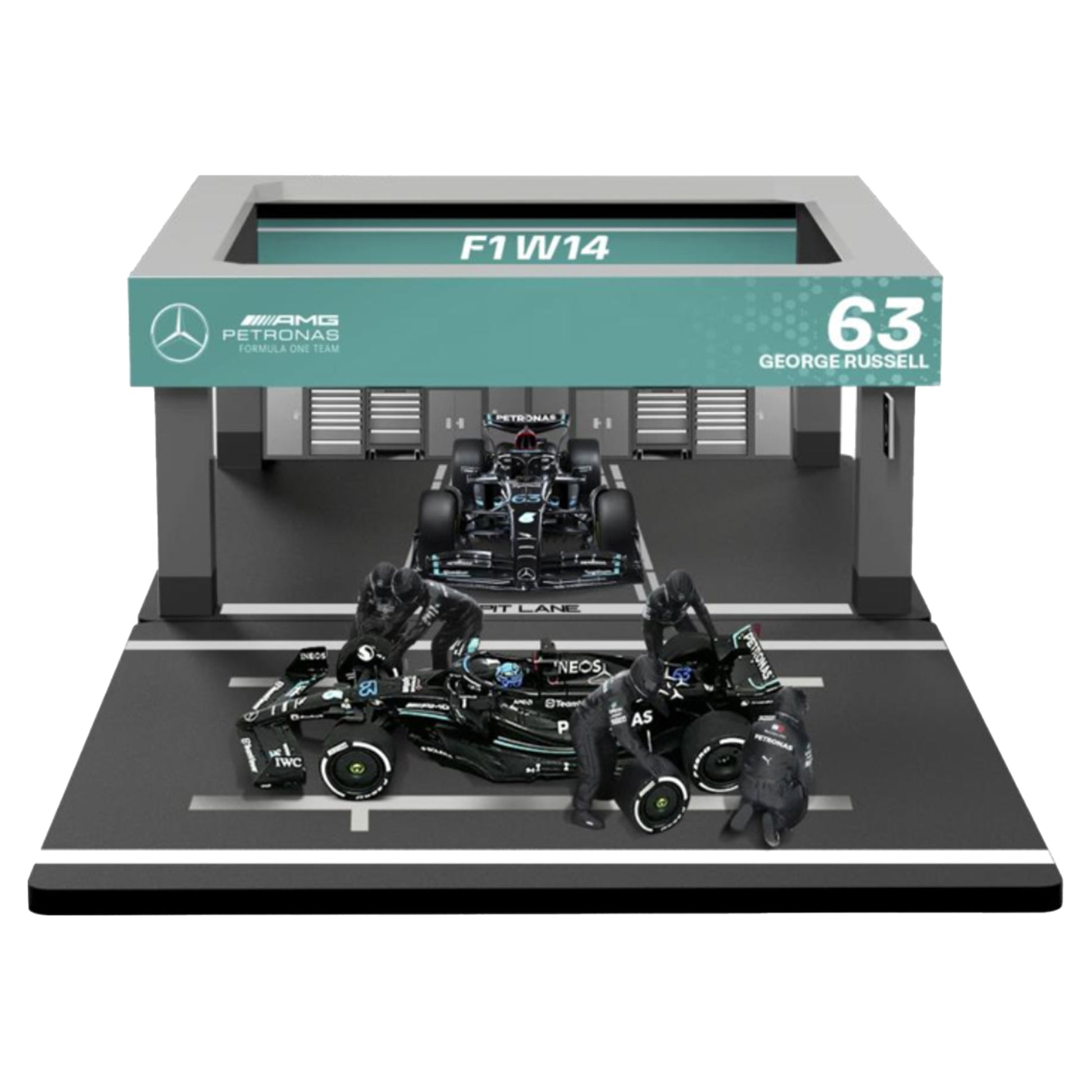 1:43 Formula Pit Pass - MB - AMG Petronas F1 W15 Team - Mastermind Toys___245474