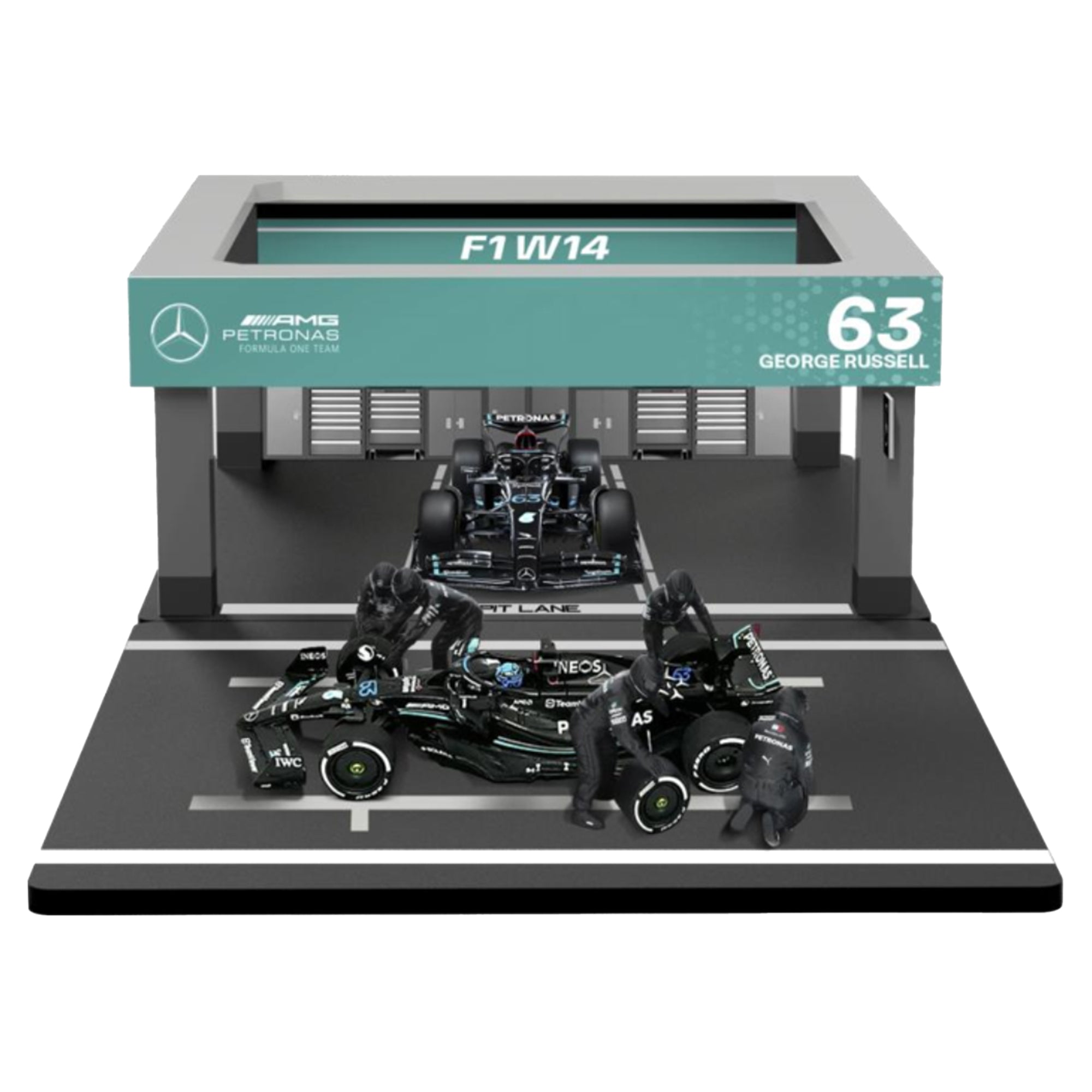 1:43 Formula Pit Pass - MB - AMG Petronas F1 W15 Team - Mastermind Toys___245474