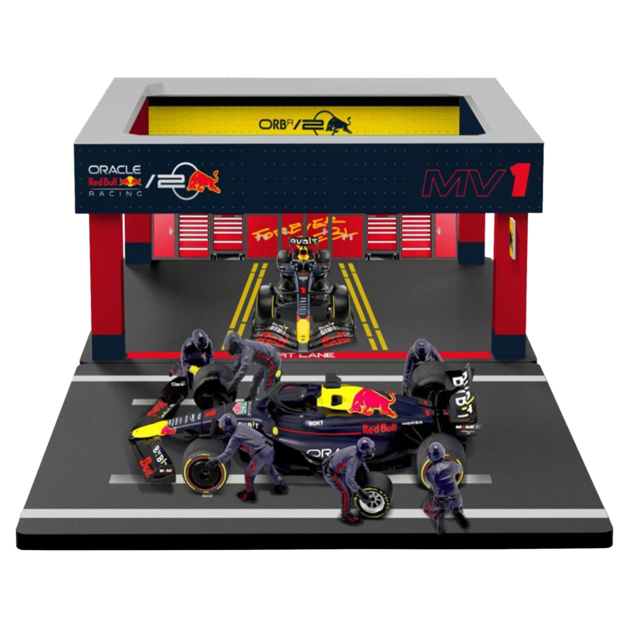 1:43 Formula Pit Pass - Red Bull Racing RB20 - Mastermind Toys___245475