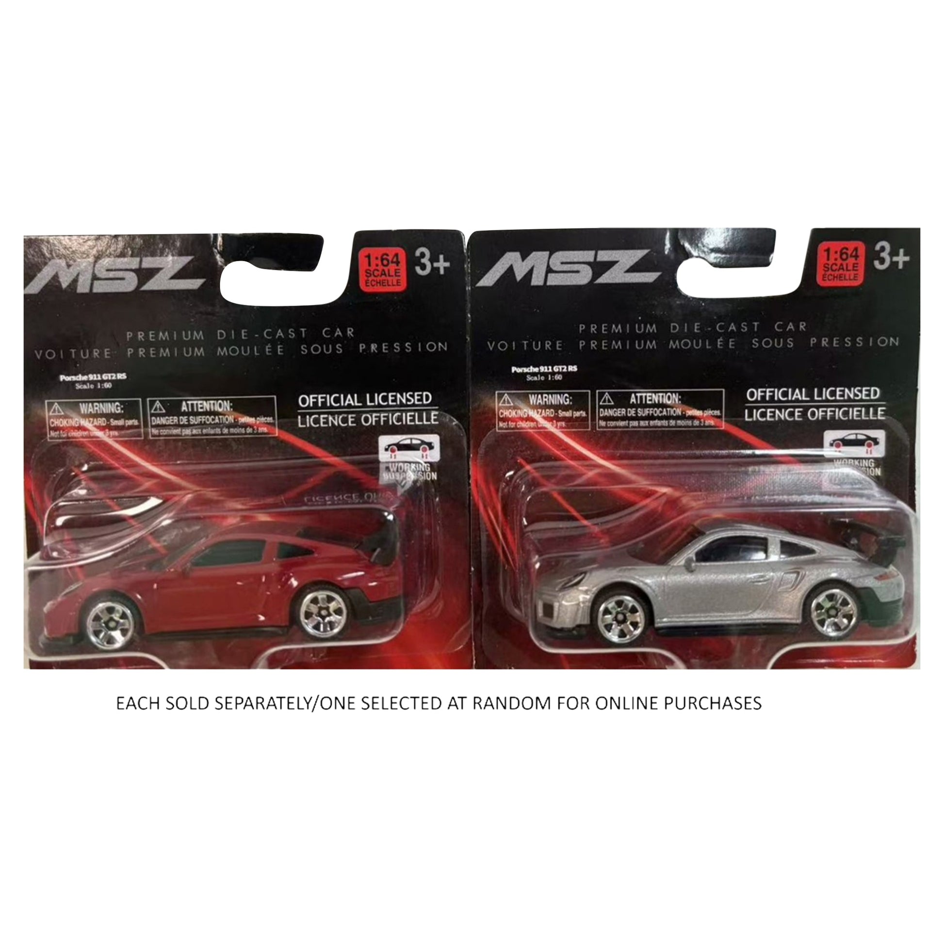 1:64 Scale Porsche 911 GT2 RS Diecast Vehicle - Mastermind Toys___247299