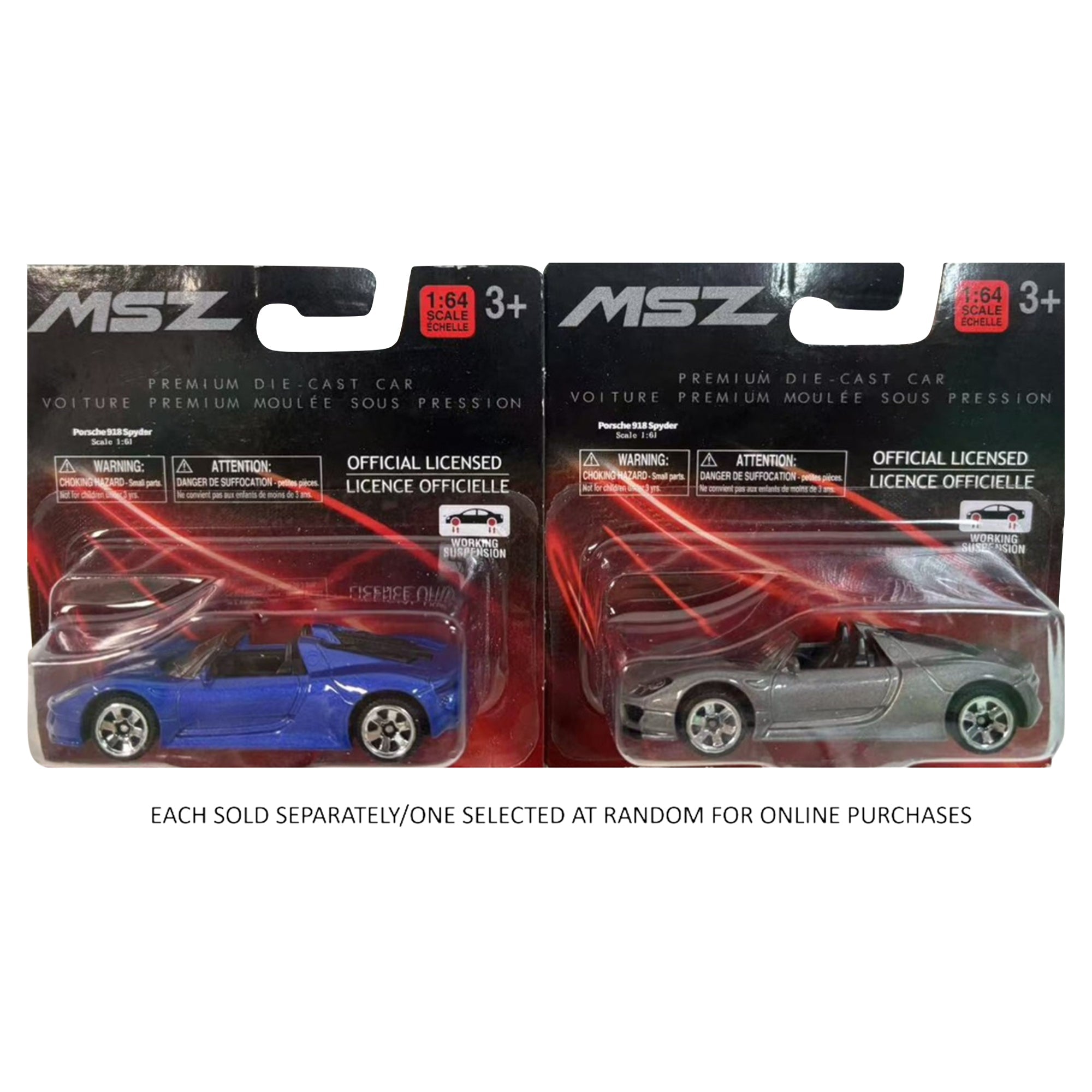 1:64 Scale Porsche 918 Spyder Diecast Vehicle - Mastermind Toys___247300