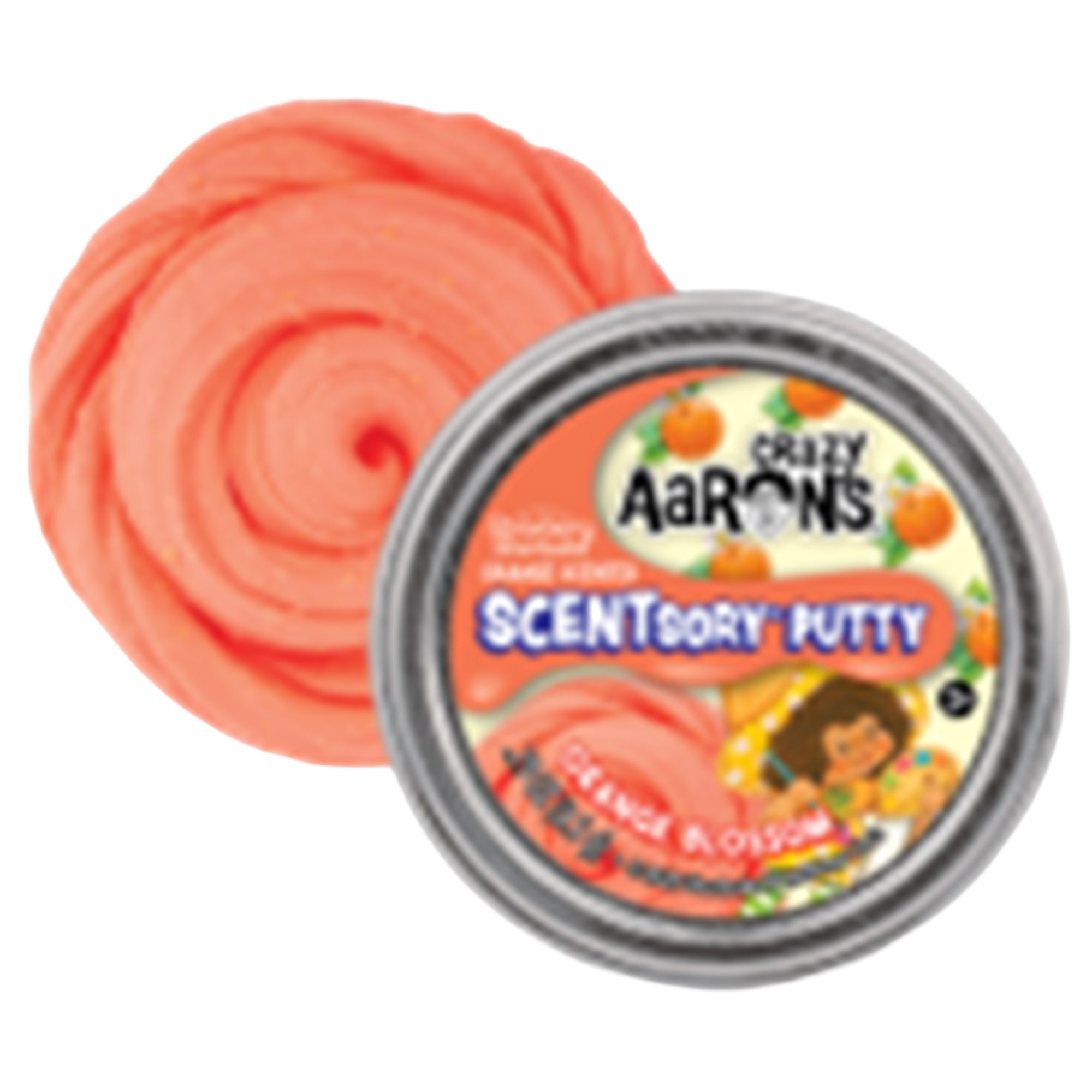 2" Mini Thinking Putty - Orange Blossom - Mastermind Toys___249349