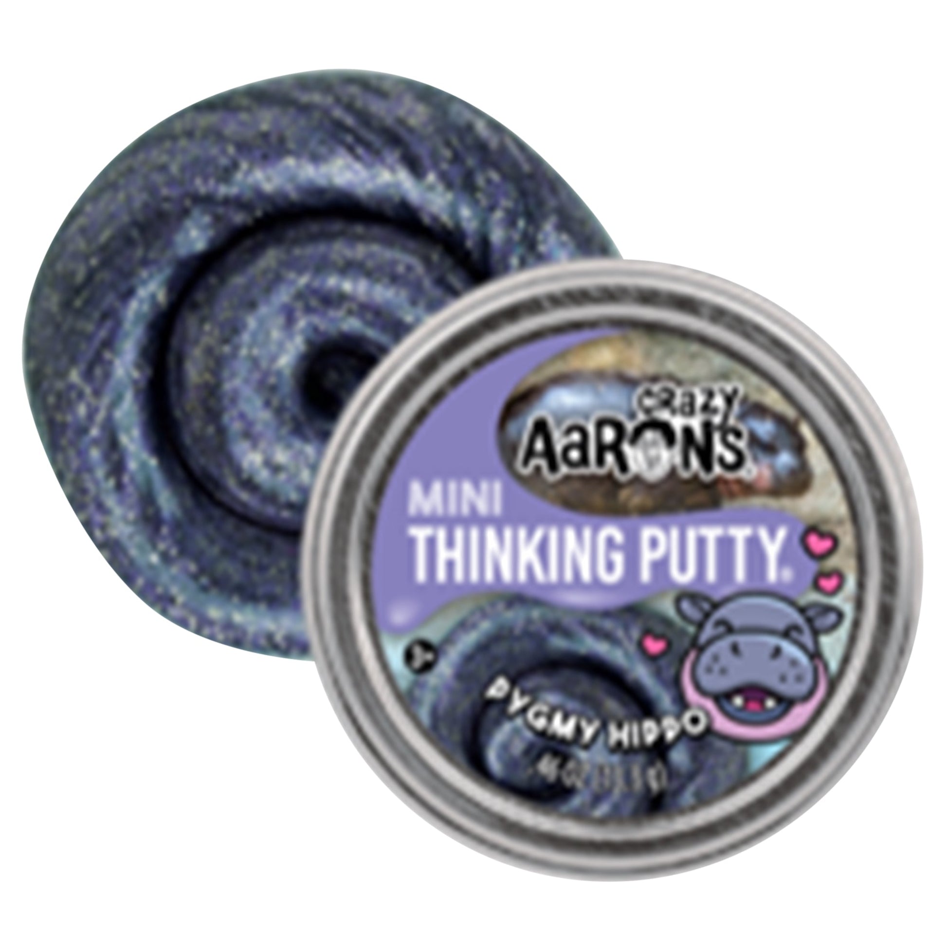 2" Mini Thinking Putty - Pygmy Hippo - Mastermind Toys___249351