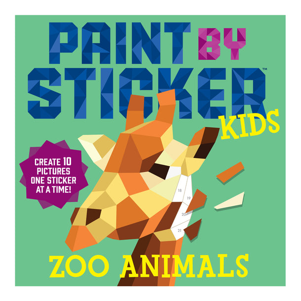 Zoo Animals Paint by Sticker Kids