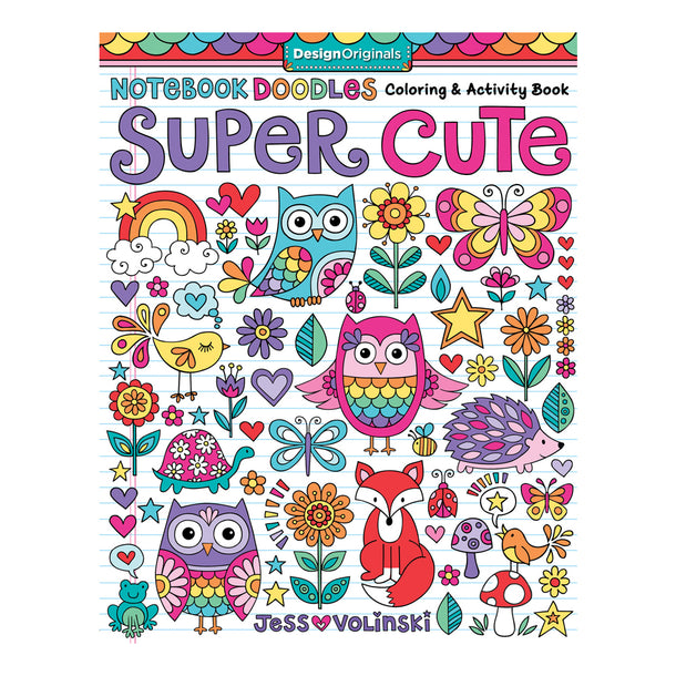 Super Cute Notebook Doodles Color Activity Book