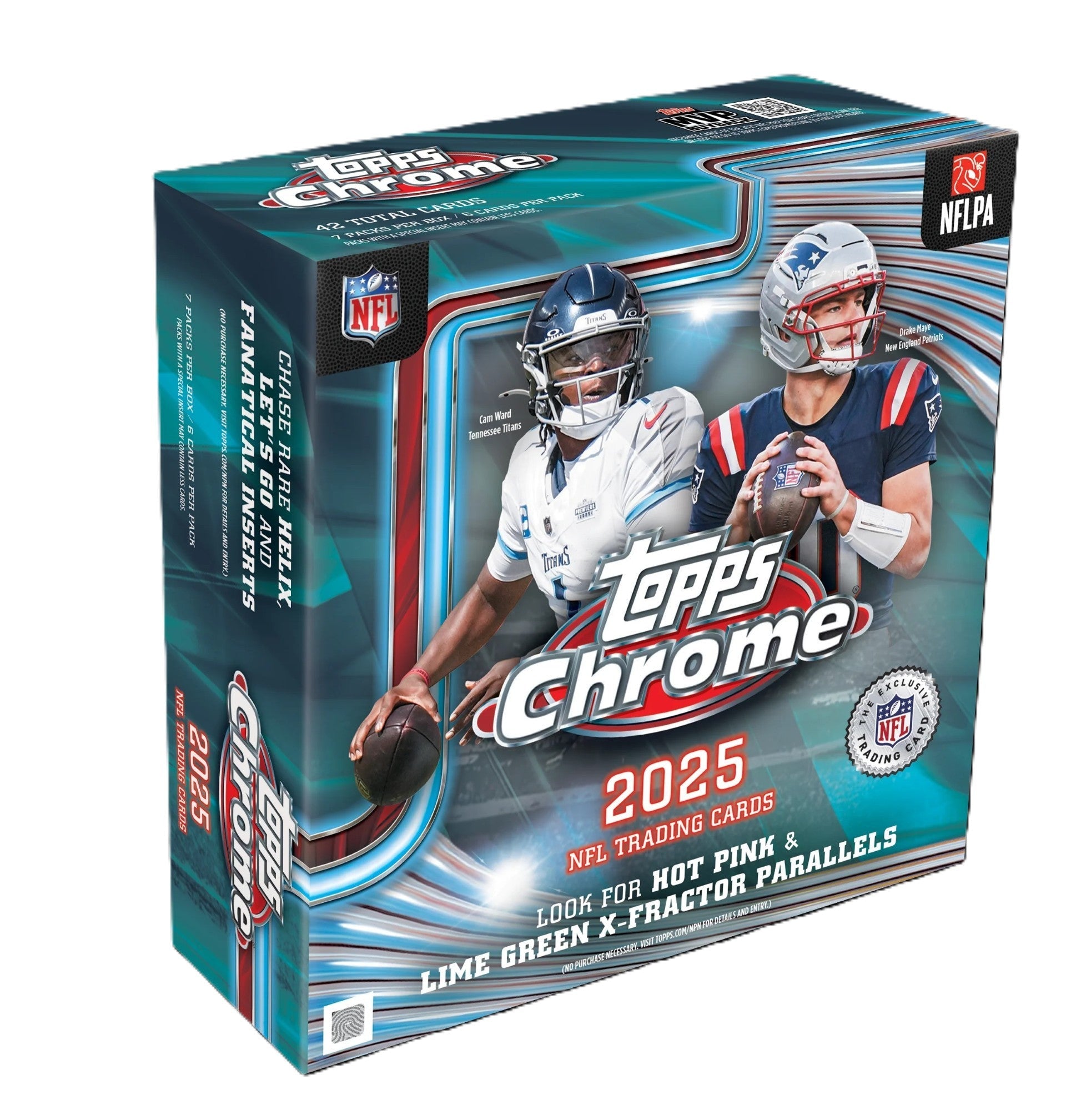 2025 Topps Chrome Football Mega box - Mastermind Toys___255831