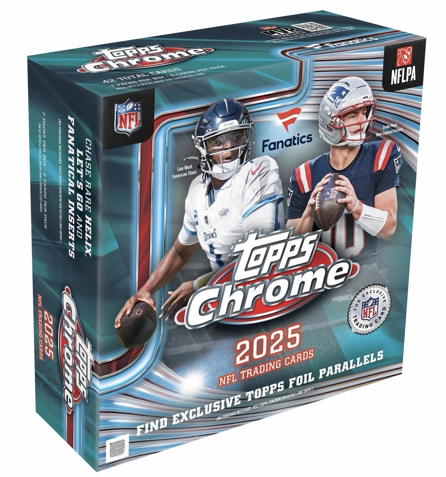 2025 Topps Chrome Football Mega box - Mastermind Toys___255831