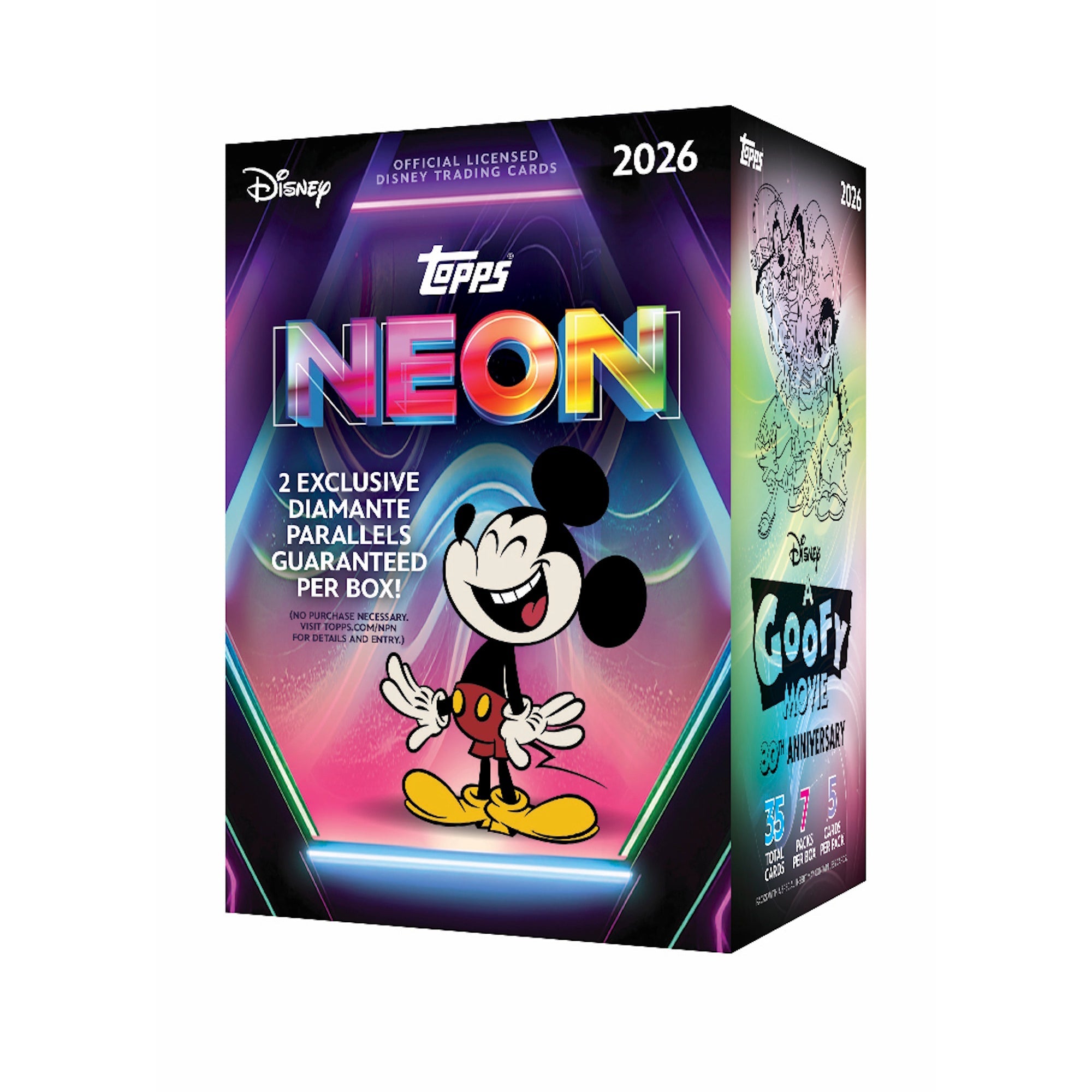 2026 TOPPS Disney Neon Value Box - Mastermind Toys___255528