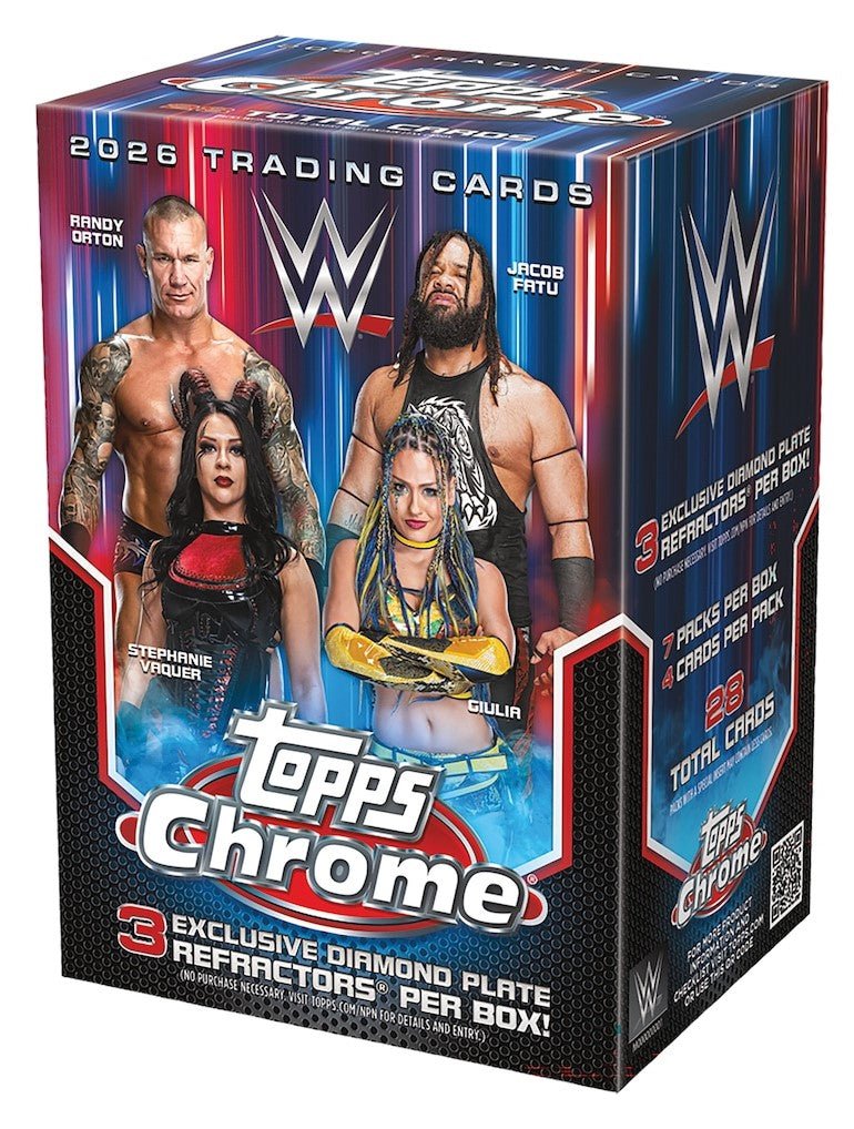 2026 TOPPS WWE Chrome - Value Box - Mastermind Toys___255392