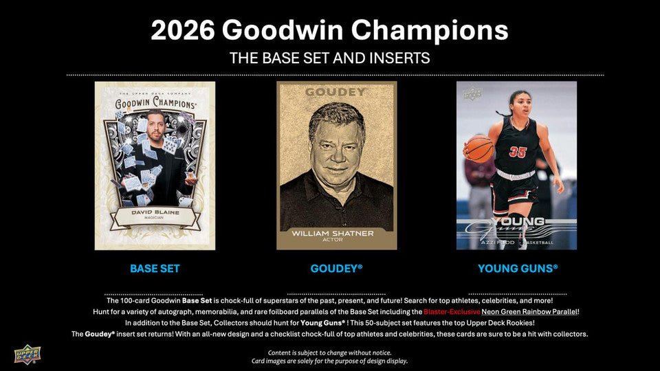2026 Upper Deck Goodwin Champions Bb Blaster - Mastermind Toys___256664
