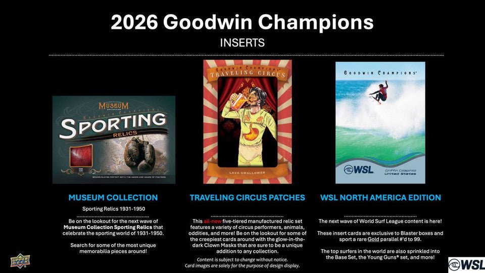 2026 Upper Deck Goodwin Champions Bb Blaster - Mastermind Toys___256664