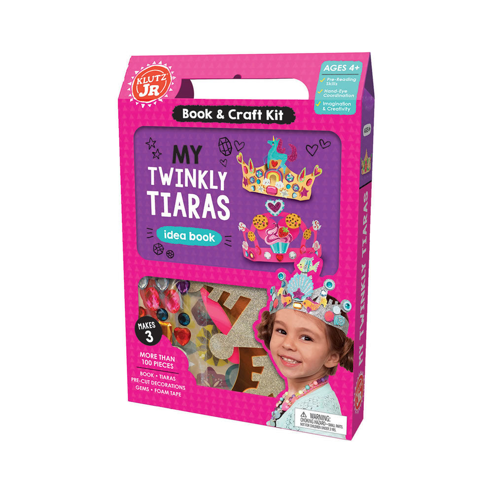 Klutz Jr My Twinkly Tiaras Book Mastermind Toys